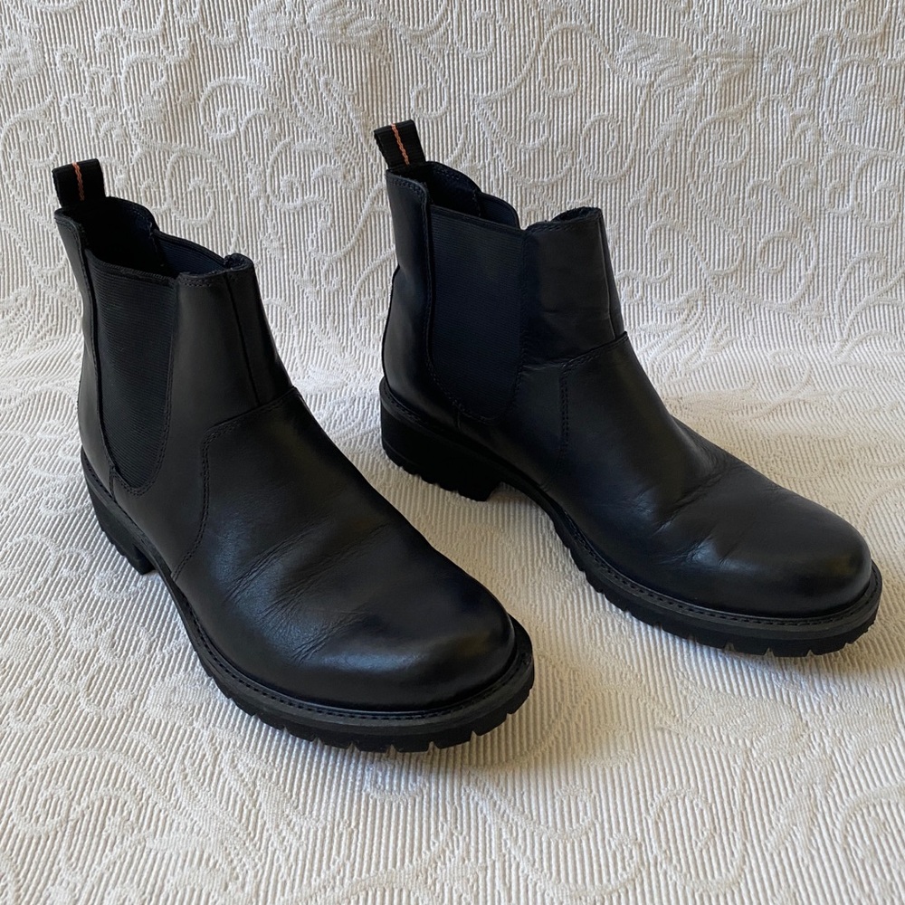 Ecco Elaina leather Chelsea boots - size 40 - 9/9.5